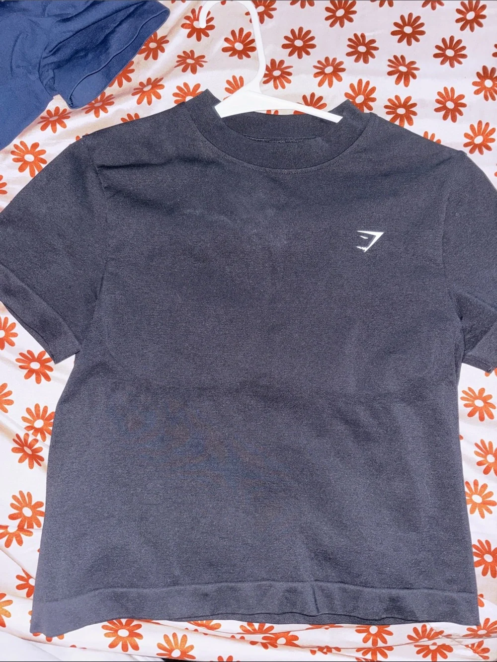 Gymshark Black Short Sleeve Tee with Small Logo